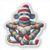 Sticker Sock Monkey (Devant)