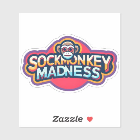 Sticker Sock Singe Madness pourpre (Feuille)