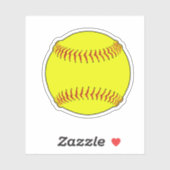 Sticker Softball (Feuille)