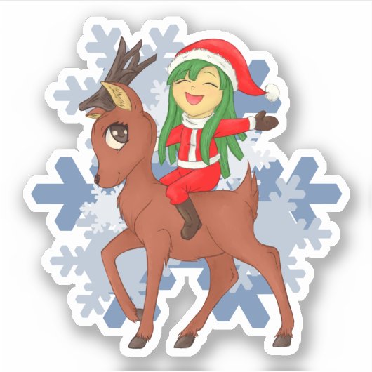 Sticker Soin de Noël (Devant)