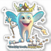 Sticker Soins dentaires dentistes. Haut (Devant)