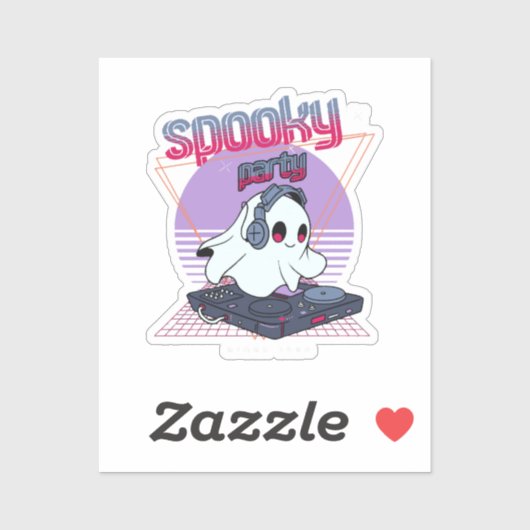 Sticker Soirée Halloween effrayante (Feuille)