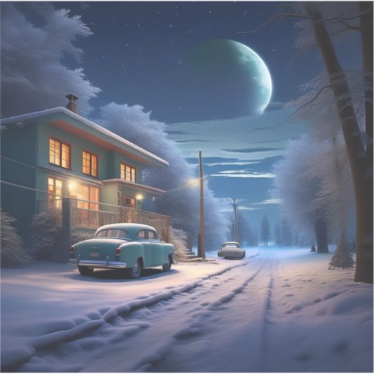 Sticker Soirée magique (Devant)