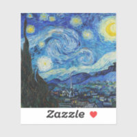 Soirée Van Gogh Starry. Impressionnisme art vintag