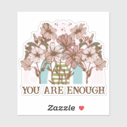 Sticker Sois gentil avec ton esprit (Feuille)