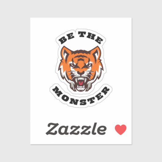 STICKER SOIS LE MONSTRE (Feuille)