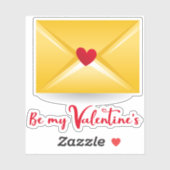 Sticker Sois ma Saint Valentin (Feuille)
