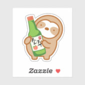 Sticker Soju Jote Coréen Peach (Feuille)