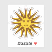 Sticker Sol de Mayo - URUGUAY (Feuille)