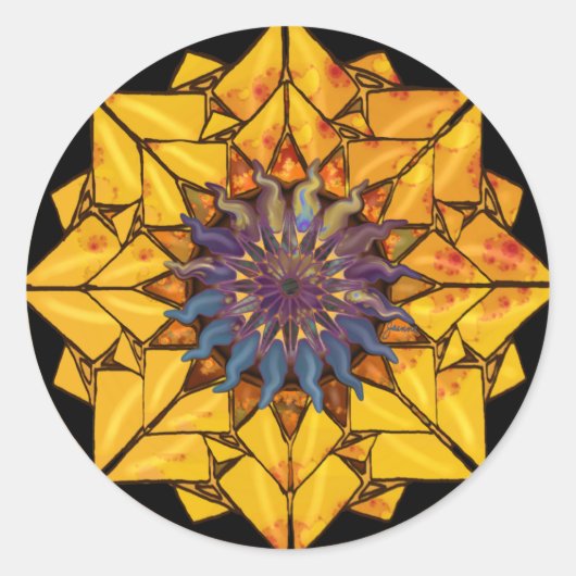 Sticker solaire tournesol (Devant)