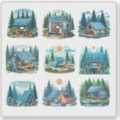 Sticker Solar-Powered Portable Office Setup in Forest – Di (Devant)