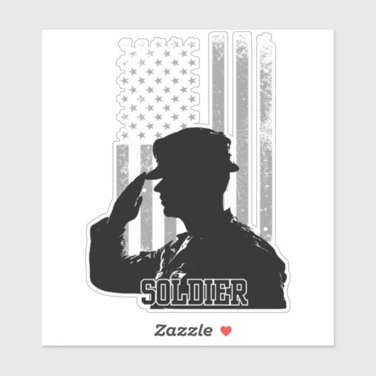 Sticker Soldat (Feuille)