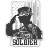 Sticker Soldat américain (Devant)