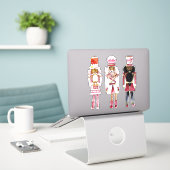 Sticker Soldats Super Cute Melanin Toy (Ordinateur portable sur le bureau)