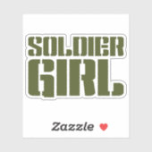 STICKER SOLDIER GIRL (Feuille)