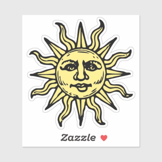 Sticker Soleil (Feuille)