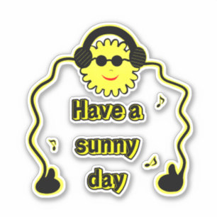 Sticker soleil cool