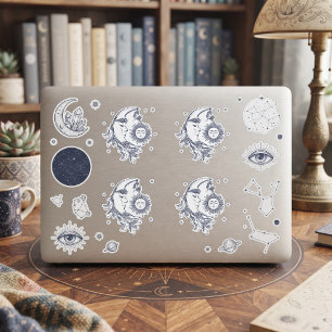 Sticker Soleil et Lune