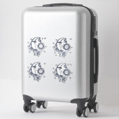 Sticker Soleil et Lune (Sur valise)