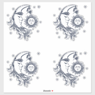 Sticker Soleil et Lune