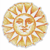 Sticker Soleil mystique (Devant)