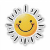 Sticker Soleil tiré (Devant)