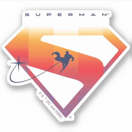 Sticker Soleil Tourner Superman Shield (Devant)