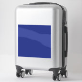 Sticker Solid Deep Blue Backdrop | Bold Minimalist Design (Sur valise)