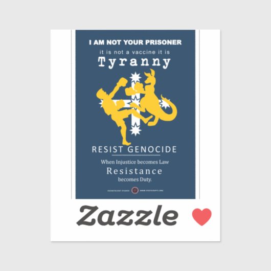 Sticker Solidarité Australie (Feuille)