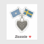 Sticker Somali-Suédois (Feuille)