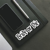 Sticker Sombre et Gothique Enterrement de Vie de Jeune Fil