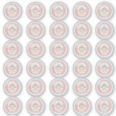 Sticker Some Bunny is Turning One 1st Birthday 0.75" Favor (Devant)