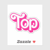 Sticker Sommet Rose (Feuille)