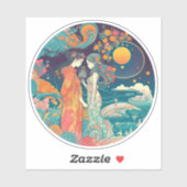 Sticker Son Amour, Son Chemin (Feuille)