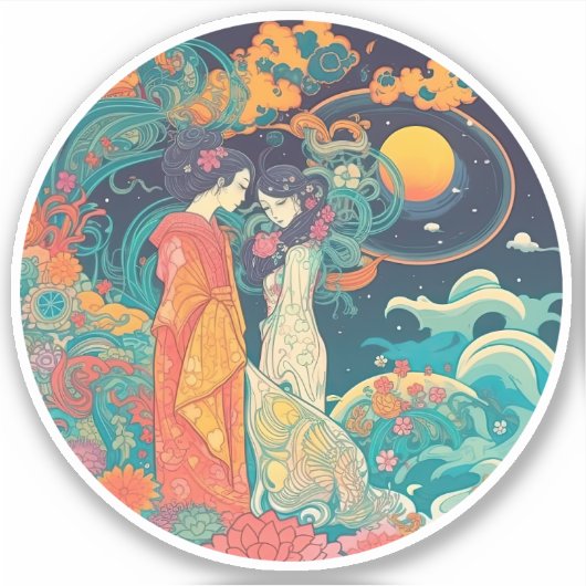 Sticker Son Amour, Son Chemin (Devant)