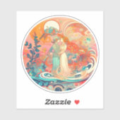 Sticker Son Amour, Son Chemin (Feuille)