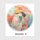 Sticker Son Amour, Son Chemin (Feuille)