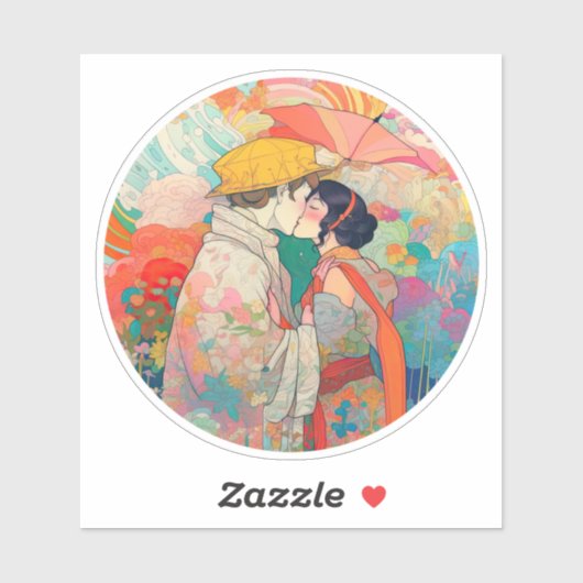 Sticker Son Amour, Son Chemin (Feuille)