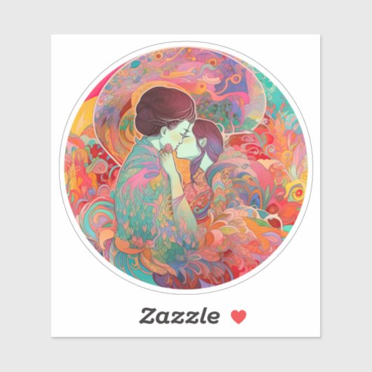 Sticker Son Amour, Son Chemin (Feuille)