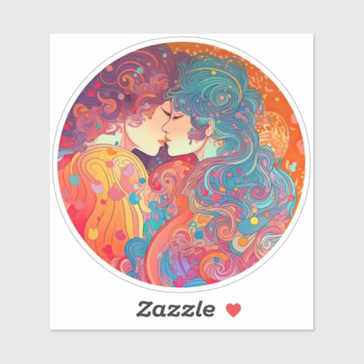 Sticker Son Amour, Son Chemin (Feuille)