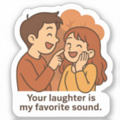 Sticker Son Favori de votre rire (Recto)
