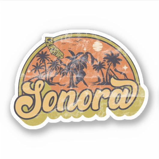 Sticker Sonora, Californie (Devant)