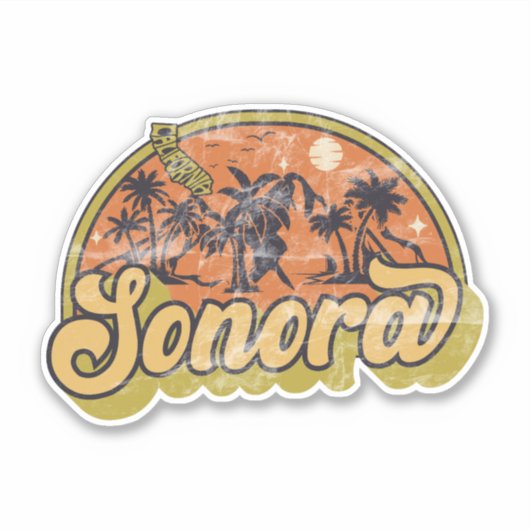 Sticker Sonora, Californie (Devant)