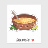 Sticker Sopa De Fideo (Feuille)