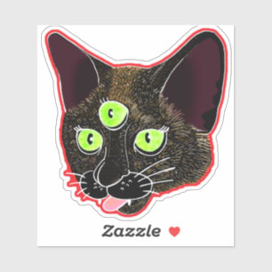 Sticker Sophia le chaton psychique