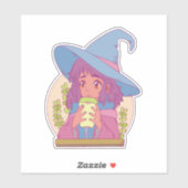 Sticker Sorcière du matin (Feuille)