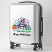 Sticker Sorcière magique (Sur valise)