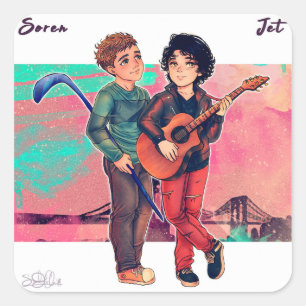 Sticker Soren et Jet