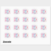 Sticker Sorority Disco Pastel AGD (Feuille)