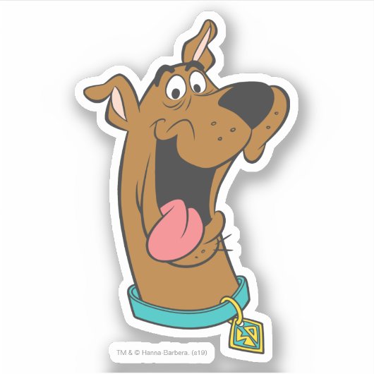 Sticker Sortie de la langue Scooby-Doo (Devant)